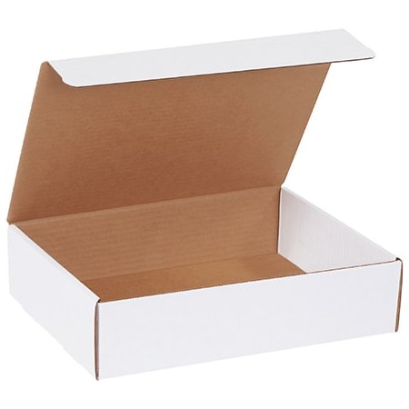 Bsc Preferred 12 1/8 x 9-1/4 x 3'' White Literature Mailers, 50PK BUY00014540
